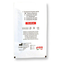 Compresse di garza cotone piegata PVS cm 18 x 40 Sterile