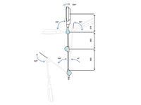 Lampada con lente GIMANORD Plus Led su carrello