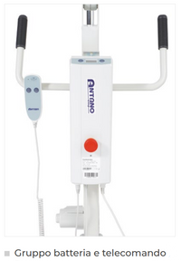 Sollevamalati elettrico pieghevole ULISSE EL 150 CI + Imbracatura standard - Portata 150 Kg