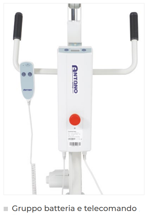 Sollevamalati elettrico pieghevole ULISSE EL 150 CI + Imbracatura standard - Portata 150 Kg