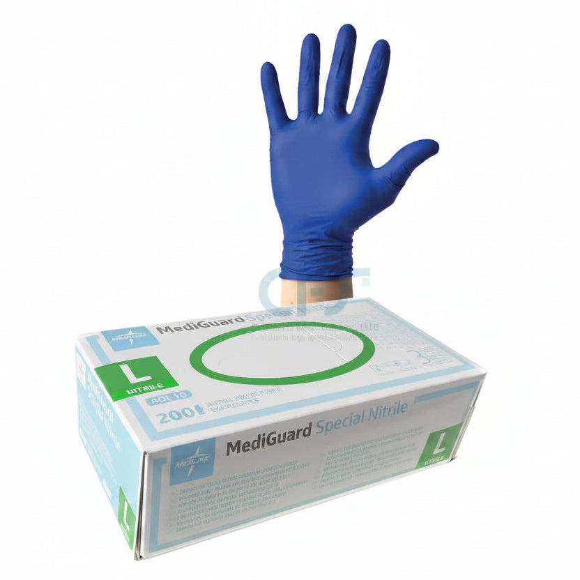 Guanti in nitrile senza polvere MEDIGUARD Special (conf.200 pz)