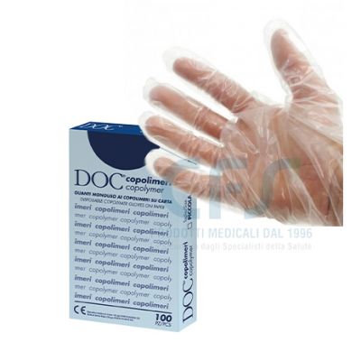 Guanti in copolimeri su carta CPNS - non sterili (conf. 100 pz.)