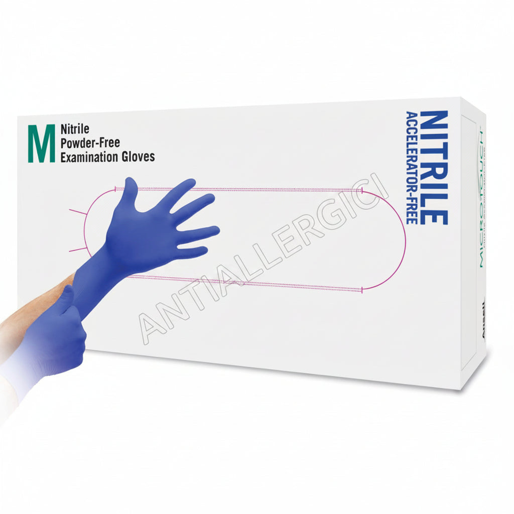 Guanti in nitrile senza polvere MICRO-TOUCH Nitrile - Antiallergici (conf. 100 pz)