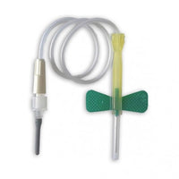 Ago a farfalla BD Vacutainer Safety-Lok 21G X ¾ con adattatore (conf. 50 pz.)