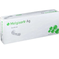 Melgisorb Ag a nastro - Alginato con argento cm 3X44 ﻿(Conf. 10 pz.)