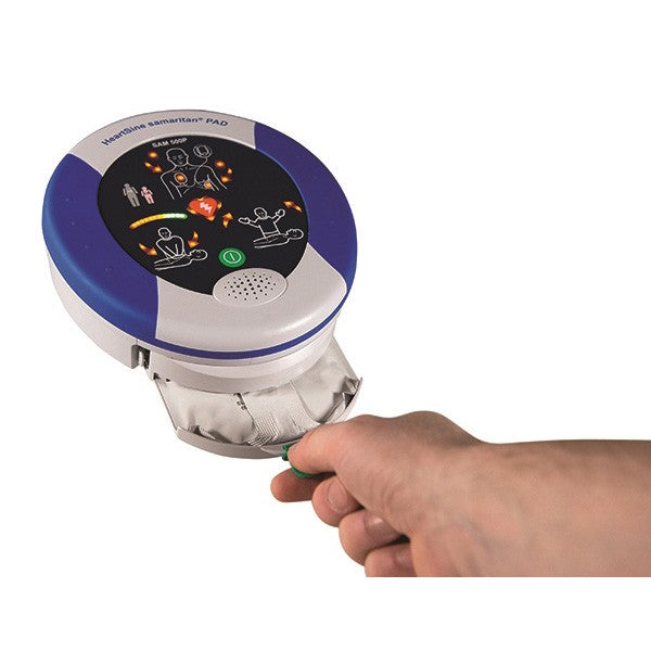 Defibrillatore Semiautomatico HEARTSINE Samaritan PAD 500P con RCP Advisor e Borsa / Garanzia 8 anni