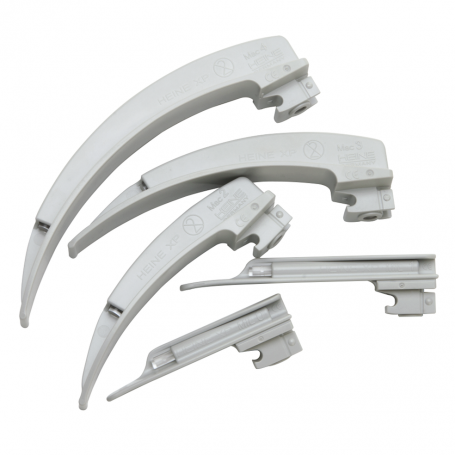 Set laringoscopio con 5 lame monouso HEINE XP LED- F-258.18.858
