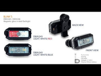 Sistema di illuminazione multi-posizione ELITE BAGS Blink's - Blu - Bianco