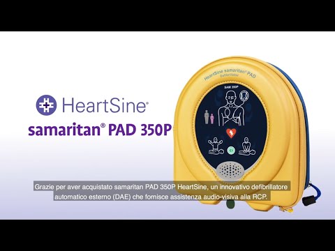 Defibrillatore Semiautomatico HEARTSINE Samaritan PAD 350P con Borsa