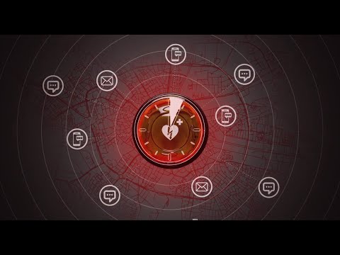 Teca per defibrillatore Rotaid 24/7 con telecontrollo defibrillatore