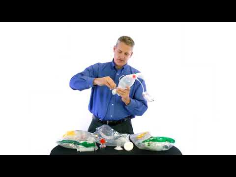 Pallone di ventilazione AMBU Spur II Monouso - Pediatrico