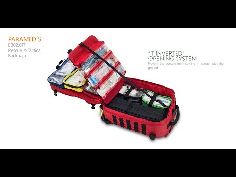 Zaino per emergenza ELITE BAGS Paramed's - Rosso