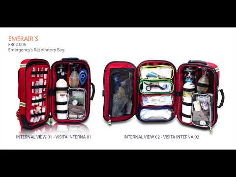 Borsa per emergenza ELITE BAGS Emerair's - Rossa Tarapaulin