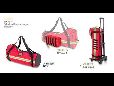 Portabombola ELITE BAGS Mini tube's - Rosso Tarpaulin