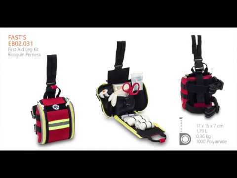 Borsa per emergenza da gamba ELITE BAGS Fast's - Rossa