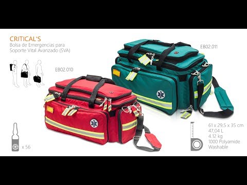 Borsa per emergenza ELITE BAGS Critical's - Rossa Tarapaulin
