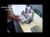 Termosaldatrice GD-301 EVO - con portarotolo, taglierina e piano