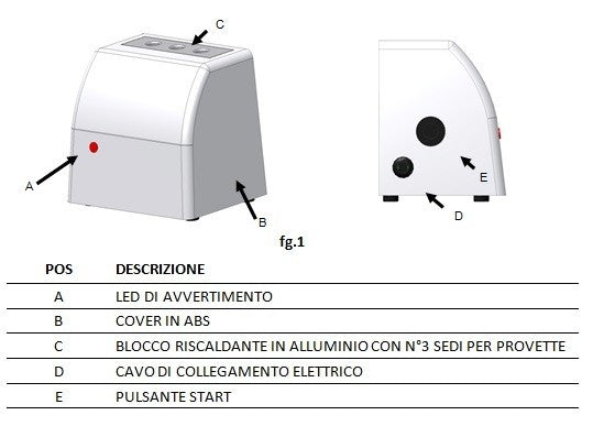 Incubatore biologico B-Test Plus con alimentazione autonoma