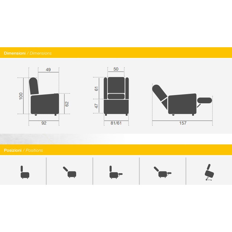 Poltrona elevabile 2 motori KSP K55-2R - con Roller system + Copripoltrona Omaggio!