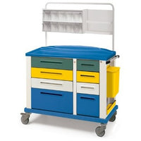 Carrello Medicazione KARREL K816307 - Large con 4 cassetti 60 cm e 4 cassettini 30 cm