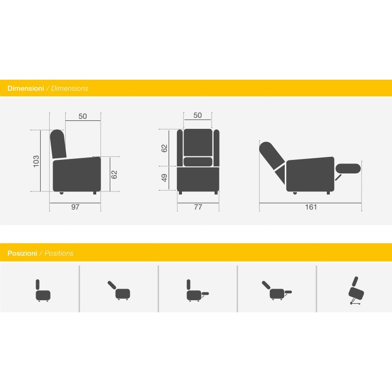 Poltrona elevabile 2 motori KSP K91-2R - con Roller system + Copripoltrona Omaggio!