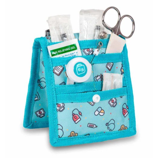 Organizer tascabile ELITE BAGS Keen's Cools - Stampa azzurra