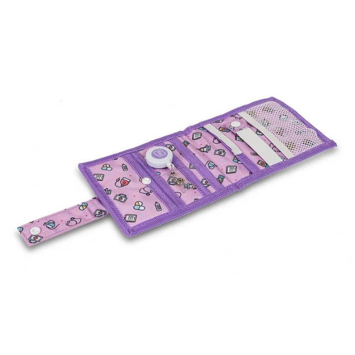 Organizer tascabile ELITE BAGS Keen's Cools - Stampa viola