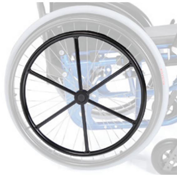 Kit monoguida destra/sinistra CLA233 per carrozzina ARDEA ATMOS