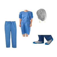 Kit paziente monouso con pantalone - non sterile