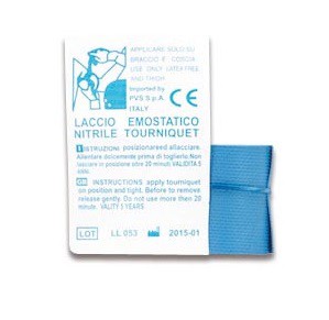 Laccio emostatico piatto in nitrile