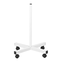 Lampada con lente S4 su piantana con ruote