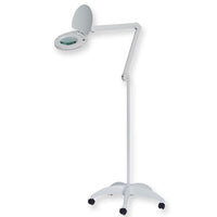 Lampada con lente a LED Lupa su piantana con ruote