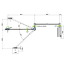 Lampada Scialitica a 9 LED SATURNO da parete