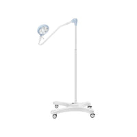 Lampada Scialitica a 9 LED SATURNO su piantana con ruote con gruppo batteria