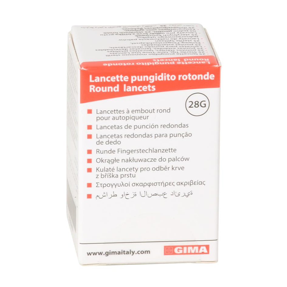 Lancette pungidito GIMA universali (conf. 25 pz.)