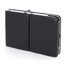 Lettino da visita pieghevole in acciaio cromato ANTERO - Nero