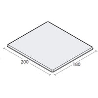 Lettino ad altezza fissa ADE - Piano da cm 180 H50