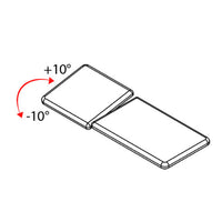 Lettino ad altezza fissa DAFNE - Larghezza 70 cm