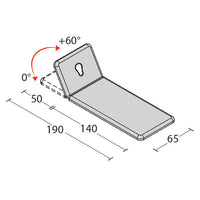 Lettino ad altezza fissa GEA - Larghezza 65 cm
