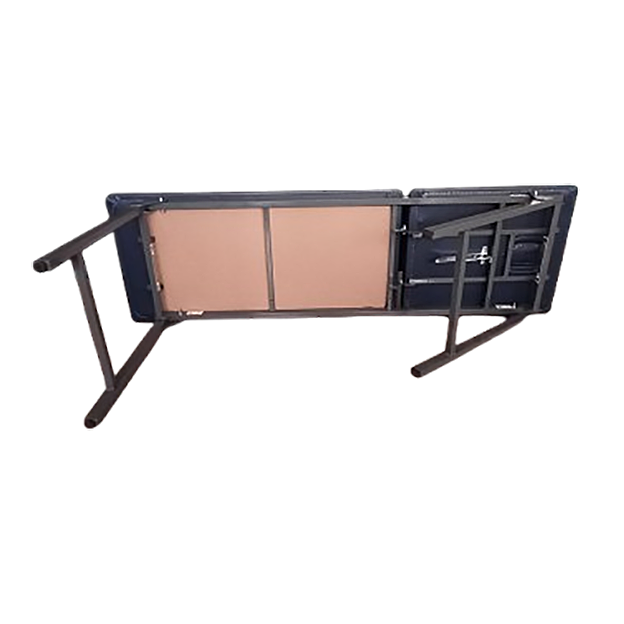 Lettino da visita BOLT con gambe pieghevoli - Blu