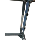 Lettino da visita BOLT con gambe pieghevoli - Blu