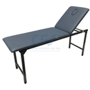 Lettino da visita BOLT con gambe pieghevoli - Grigio con foro