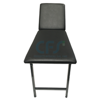 Lettino da visita BOLT con gambe pieghevoli - Nero