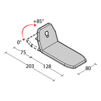 Lettino elettrico ad altezza variabile ELETTRA 1 - Larghezza 80 cm