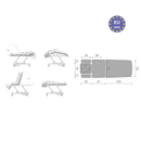 Lettino elettrico ad altezza variabile EVERO X7 ERGO - Larghezza 68 cm