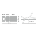 Lettino elettrico ad altezza variabile FORTIS 5 ERGO - Larghezza 68 cm