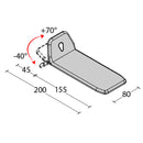 Lettino elettrico ad altezza variabile GIOVE 2 - Larghezza cm 80