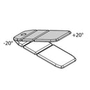 Lettino elettrico ad altezza variabile GIOVE 3 - Larghezza cm 80