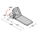 Lettino elettrico ad altezza variabile GIOVE 4 PLUS - Larghezza cm 65
