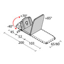 Lettino elettrico ad altezza variabile GIOVE 5 - Larghezza cm 80